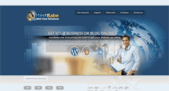 Desktop Screenshot of hostbabe.com